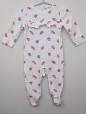 Rabbit + Bear Fall Romper 6-9M GUC